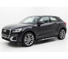 Бокові пороги Sunrise (2 шт., Алюміній) для Ауди Q2 2016- рр