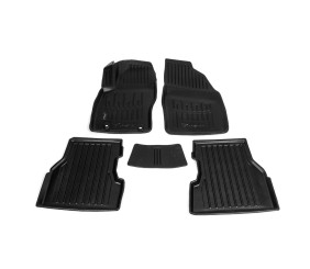 Килимки Stingray 3D (5 шт, поліуретан) для Ford Focus II 2005-2008 рр