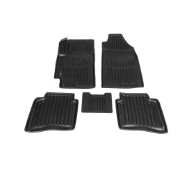 Килимки Stingray 3D (5 шт, поліуретан) для Hyundai Accent 2017-2023 рр