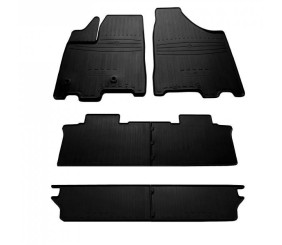 Гумові килимки 7 місць (3 ряди, Stingray Premium) для Toyota Sienna 2010-2020 рр