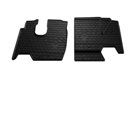 Гумові килимки (2 шт, Stingray Premium) для Mercedes Atego 1998-2004 рр