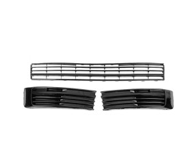 Передні нижні решітки (3 частини, глянець) для Volkswagen T6 2015-2024 рр