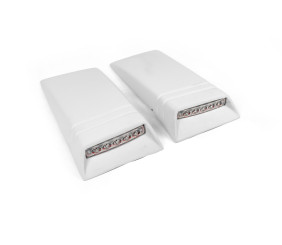 Вставки на дах із LED (2 шт, під фарбування) для Volkswagen Amarok 2010-2022 рр