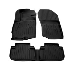 Килимки Stingray 3D (5 шт, поліуретан) для Mitsubishi Outlander 2012-2021 рр