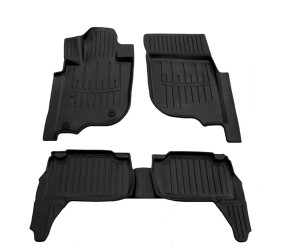 Килимки Stingray 3D (5 шт, поліуретан) для Mitsubishi L200 2015-2024 рр