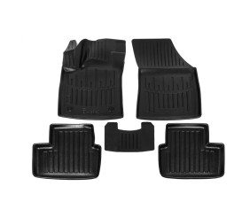 Килимки Stingray 3D (5 шт, поліуретан) для Renault Megane IV 2016-2025 рр