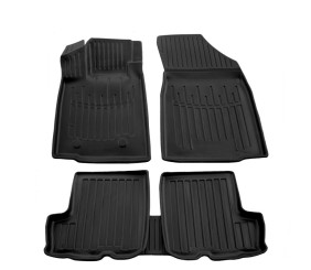 Килимки Stingray 3D (5 шт, поліуретан) для Renault Sandero 2007-2013 рр