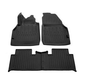 Килимки Stingray 3D (4 шт, поліуретан) для Renault Scenic/Grand 2003-2009 рр