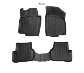 Килимки Stingray 3D (5 шт, поліуретан) Європеєць для Volkswagen Passat B7 2012-2015 рр