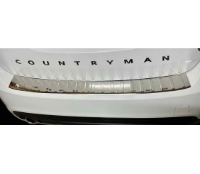 Накладка на задній бампер Carmos (F60, нерж) для Mini Countryman F60 2017-2023 рр