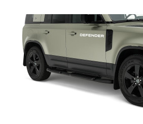 Бокові пороги OEM Black (для довгого, 2 шт) для Land Rover Defender 2019- рр