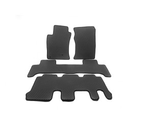 Килимки EVA (3 ряди, чорні) для Toyota Land Cruiser Prado 120 2002-2009 рр