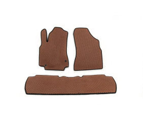 Килимки EVA (цегляні) Передні -2026 задні (3шт) для Citroen Berlingo 2008-2018 рр