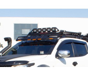 Козирок лобового скла (LED) для Isuzu D-Max 2011-2019 рр