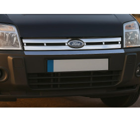 Накладки на решітку радіатора (нерж.) OmsaLine - Італійська нержавійка для Ford Connect 2006-2009 рр