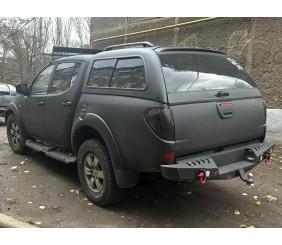Посилений задній бампер Dakar V1 (2010-2015) для Mitsubishi L200 рр