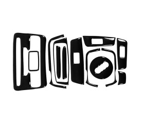 Декор на панель Чорний для Ауди A1 2010-2018 рр