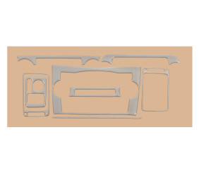 Декор на панель Алюміній для Honda CRV 2007-2011 рр