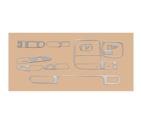 Декор на панель (1995-1998) Алюміній для Kia Sephia рр