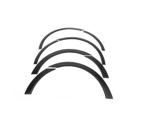 Накладки на арки (SW, 6 шт, чорні, ABS-пластик) для Toyota Avensis 2009-2018 рр