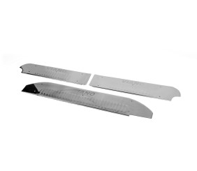 Накладки на внутрішні пороги Carmos V4 (нерж) 3 шт, Carmos - Турецька сталь для Mercedes Viano 2004-2014 рр