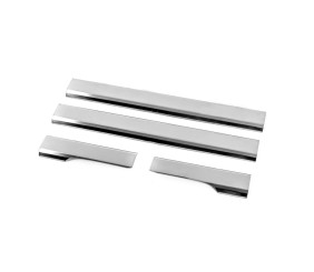 Накладки на внутрішні пороги Carmos V2 (4 шт, нерж.) для Chevrolet Aveo T250 2005-2011 рр