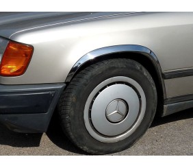 Накладки на арки 1985-1989 (4 шт, нерж) для Mercedes E-сlass W124 рр