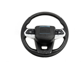 Кермо з подушкою безпеки 2025-дизайн (Натуральний карбон) для Toyota Land Cruiser 200 2007-2021 рр