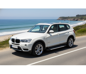 Бокові пороги RedLine (2 шт., Алюміній) для BMW X3 F25 2011-2018 рр