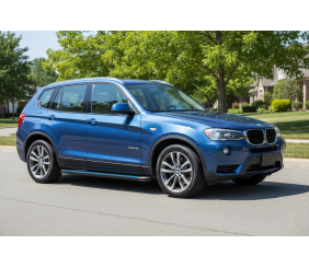 Бокові пороги Maya Blue (2 шт., Алюміній) для BMW X3 F25 2011-2018 рр