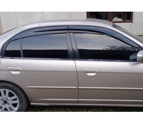 Вітровики (4 шт., Sunplex Sport) для Honda Civic Sedan VII 2001-2006 рр