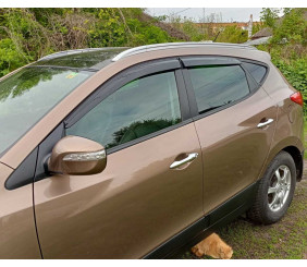 Вітровики (4 шт., Sunplex Sport) для Hyundai IX-35 2010-2015 рр
