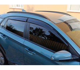 Вітровики (4 шт., Sunplex Sport) для Hyundai Kona 2017-2023 рр