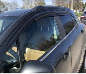 Вітровики (4 шт., Sunplex Sport) для Opel Mokka 2012-2021 рр