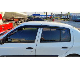 Вітровики (4 шт., Sunplex Sport) для Renault Symbol 1999-2008 рр