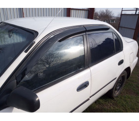 Вітровики (4 шт., Sunplex Sport) для Toyota Corolla 1993-1998 рр