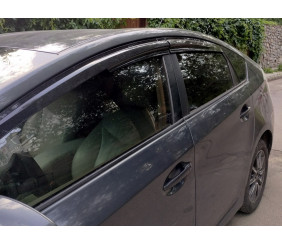 Вітровики (4 шт., Sunplex Sport) для Toyota Prius 2009-2015 рр