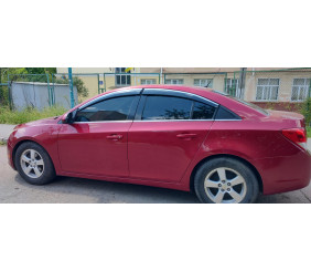 Вітровики з хромованим молдингом (4 шт., Sunplex Chrome) для Chevrolet Cruze 2009-2015 рр
