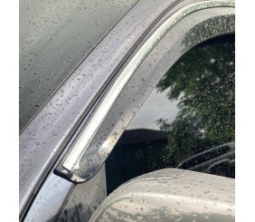 Вітровики з хромованим молдингом (4 шт., Sunplex Chrome) для Toyota Hilux 2006-2015 рр