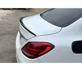 Спойлер LIP (Sunplex, чорний) (125,9см *6см) для Mercedes C-сlass W205 2014-2021 рр