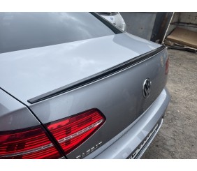 Спойлер LIP (Sunplex, чорний) (115,8см * 6,3см) для Volkswagen Passat B8 2015-2023 рр