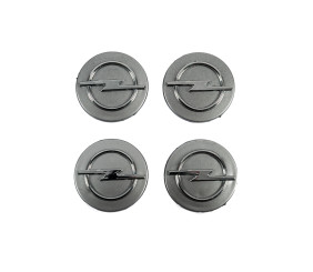 Ковпачки на диски 60/55мм сірі (4 шт) для Opel