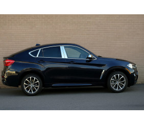 Комплект окантовки вікон (18 шт) для BMW X6 F16 2014-2019 рр