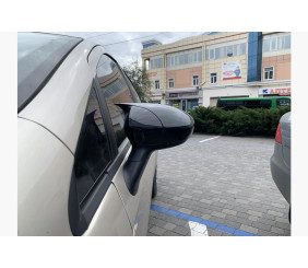 Накладки на дзеркала BMW-Style (2 шт) для Fiat Punto Grande/EVO 2006-2018 рр