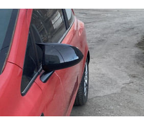 Накладки на дзеркала BMW-Style (2 шт) для Opel Corsa D 2007-2014 рр