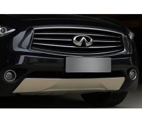 Передня накладка Libao (пластик) для Infiniti QX70 2013-2019 рр