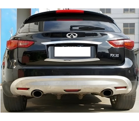 Задня накладка Libao (пластик) для Infiniti QX70 2013-2019 рр