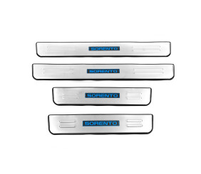 Накладки на пороги Libao (4 шт, нерж) для Kia Sorento II XM 2009-2014 рр