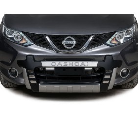 Передня накладка Libao 2014-2016 (пластик) для Nissan Qashqai рр