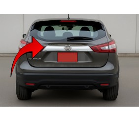 Накладка над номером Libao (пластик) для Nissan Qashqai 2014-2021 рр